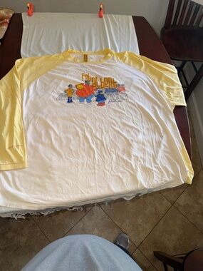 1304100 Vintage Fubu x Fat Albert and The Junkyard Gang white T-Shirt Men's 5XL